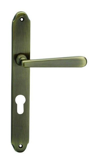 Kování interiérové ALT-WIEN klika/klika 72 mm vložka česaný bronz OFS (C ALT7VBC) - Kliky, okenní a dveřní kování, panty Kování dveřní Kování dveřní mezip. bronz, čni